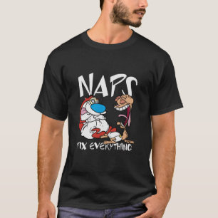 T-shirt Stylo Et Naps Stimpy Fixer Tout Bébé Diapeurs Ho