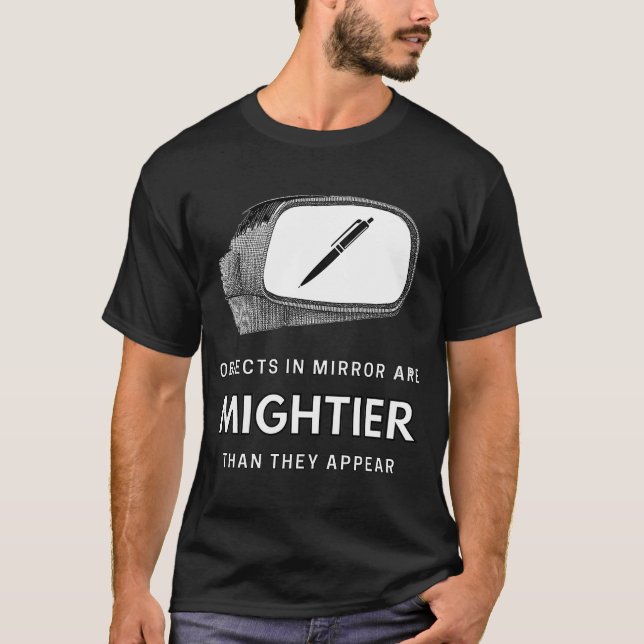 T-shirt Stylo puissant pour écrivains et lecteurs (Devant)
