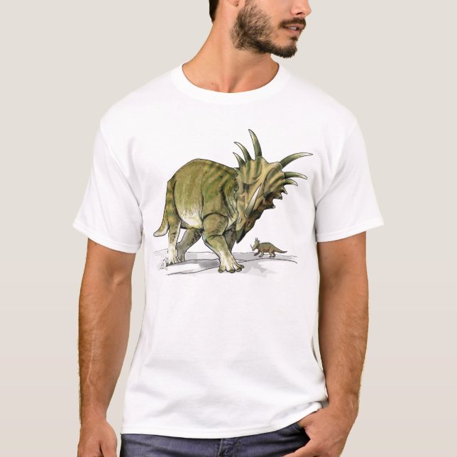 T-shirt Styracosaure - Dinosaure crétacé (Devant)