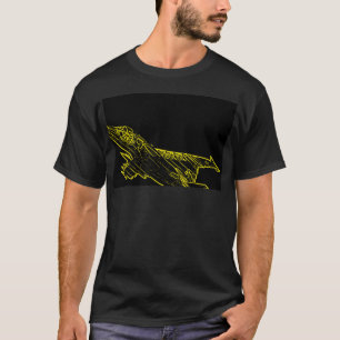 T-shirt SU 25 Grach Soviet Frogfoot Plane Croquis 