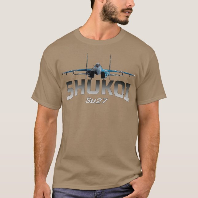 T-shirt SU 27 Sukhoi Flanker Jet Fighters (Devant)