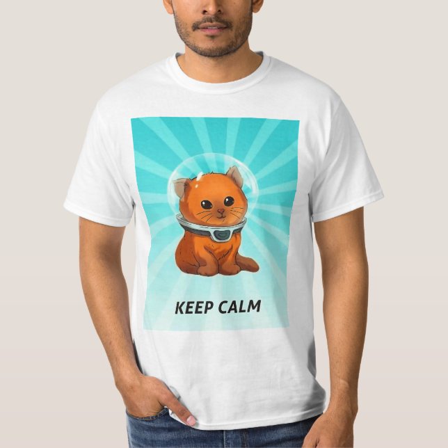 T-shirt Sub NAutica 2 Keep Calm Kitty Poster (Devant)