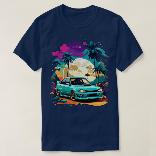 T-shirt Subaru impreza (Design devant)