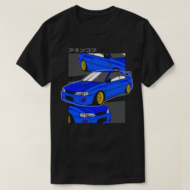 T-shirt Subaru Impreza gc8 WRX Sti (Design devant)