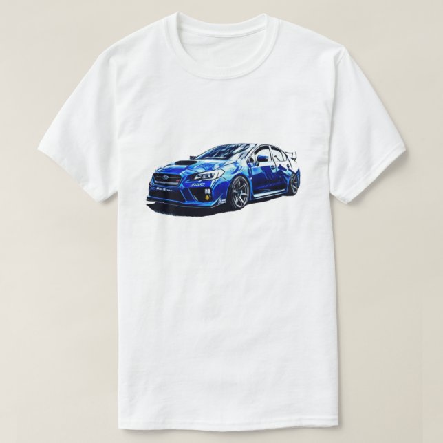 T-shirt Subaru Impreza WRX Sti (Design devant)