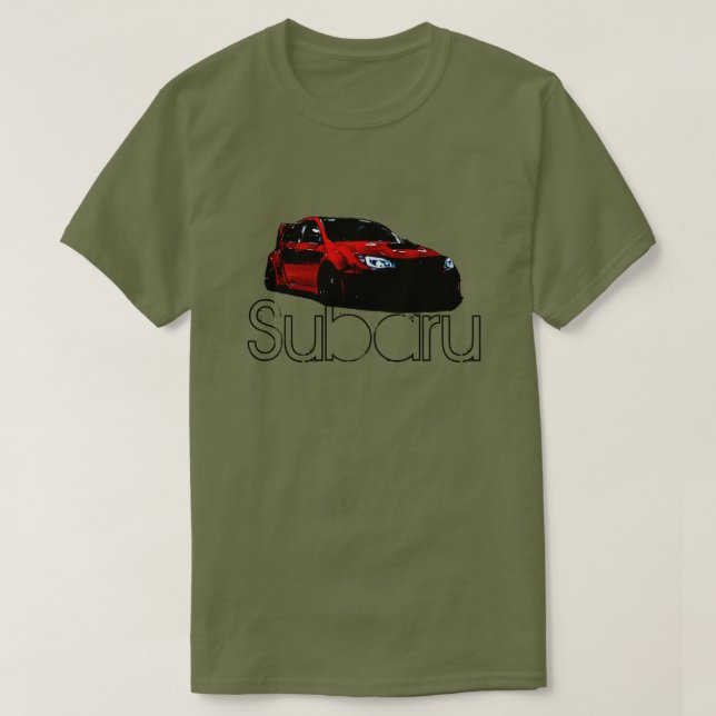 T-shirt Subaru Impreza WRX Sti (Design devant)