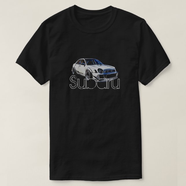 T-shirt Subaru Impreza WRX Sti (Design devant)
