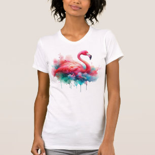 T-shirt Sublimation Flamant rose-95158