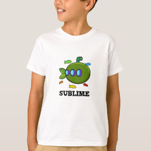 T-shirt Sublime Funny Sous-marin Fruit Lime Pun