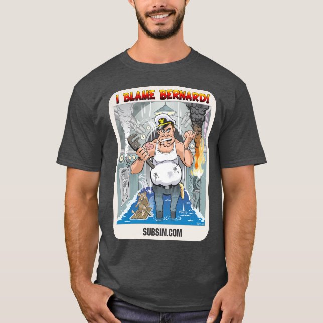T-shirt SUBSIM Blame Bernard (Devant)