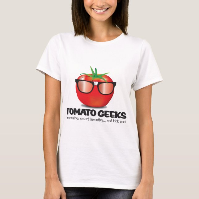 T-shirt Substance de geek de tomate (Devant)