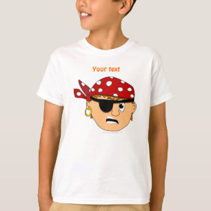 T-shirt Substance mignonne de pirate de garçon renfrogné