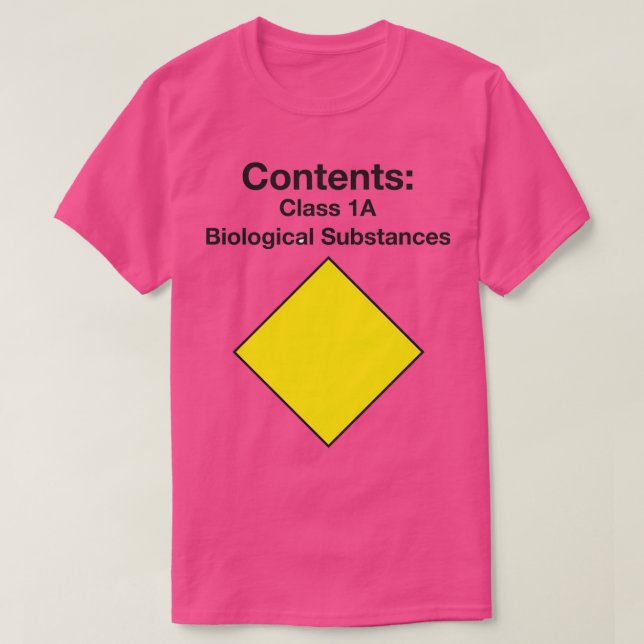 T-shirt Substances biologiques (Design devant)