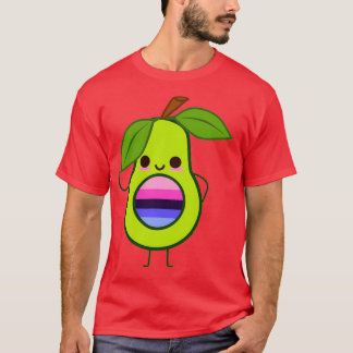 T-shirt Subtil Omnisexual Avocado omnisexual avocado omni