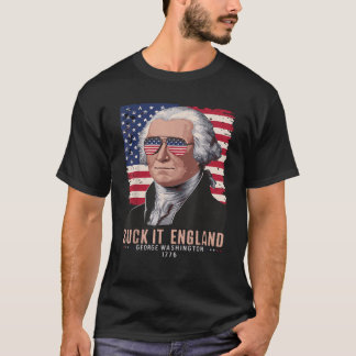 T-shirt SUCCÈS ANGLETERRE Drôle 4 juillet George Washingto