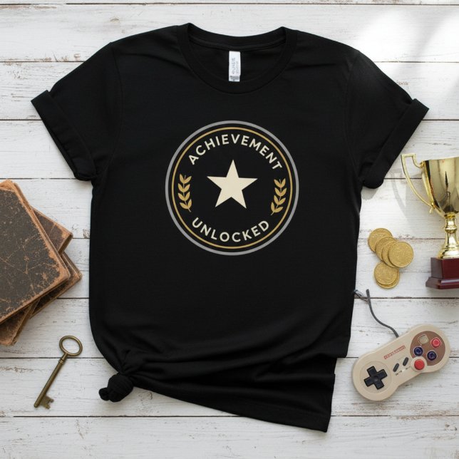 T-shirt Succès débloqué (Créateur téléchargé)