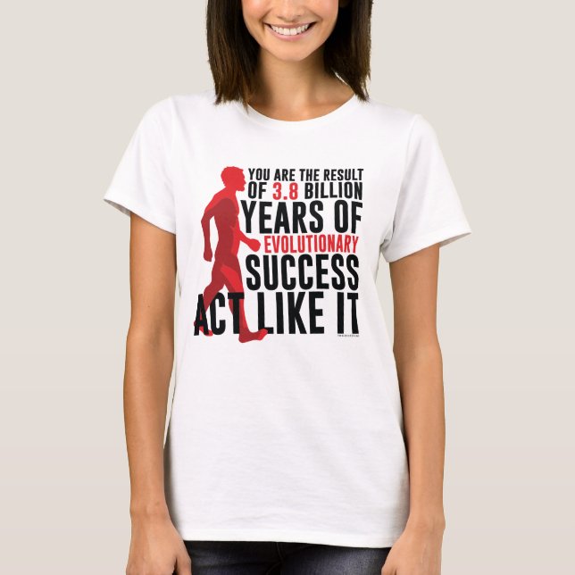 T-shirt Succès évolutionnaire (Devant)