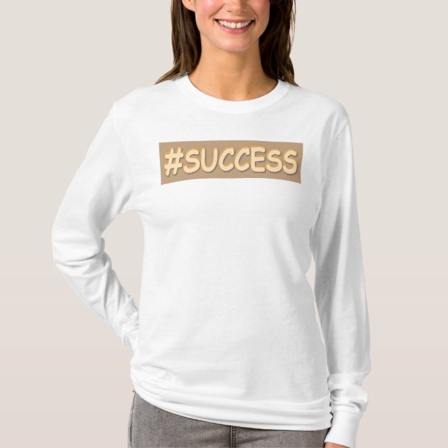 T-shirt "#SUCCESS" Conception sympa. Commandez dès mainten (Devant)