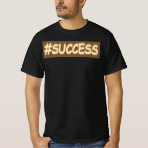 T-shirt "#SUCCESS" Conception sympa. Commandez dès mainten