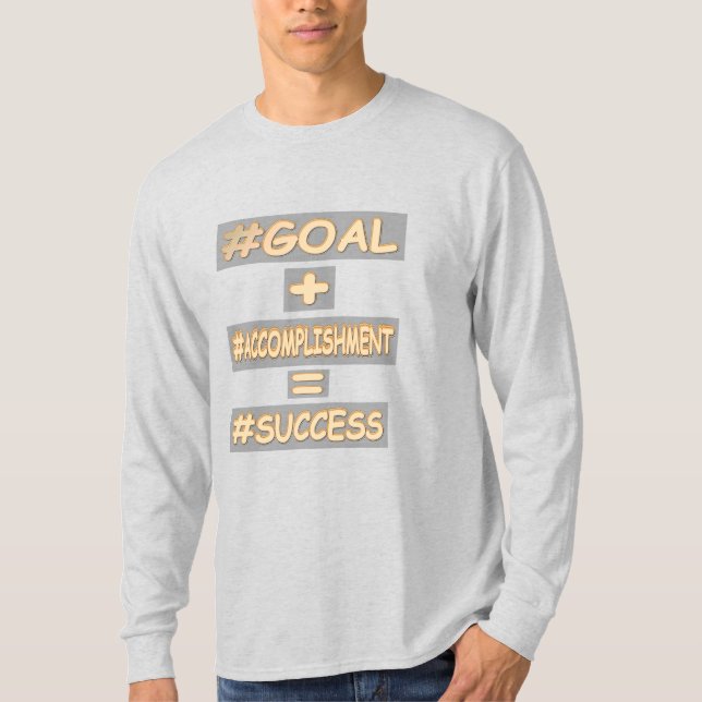 T-shirt "SUCCESS EQUATION" Mignonne conception. Commandez  (Devant)