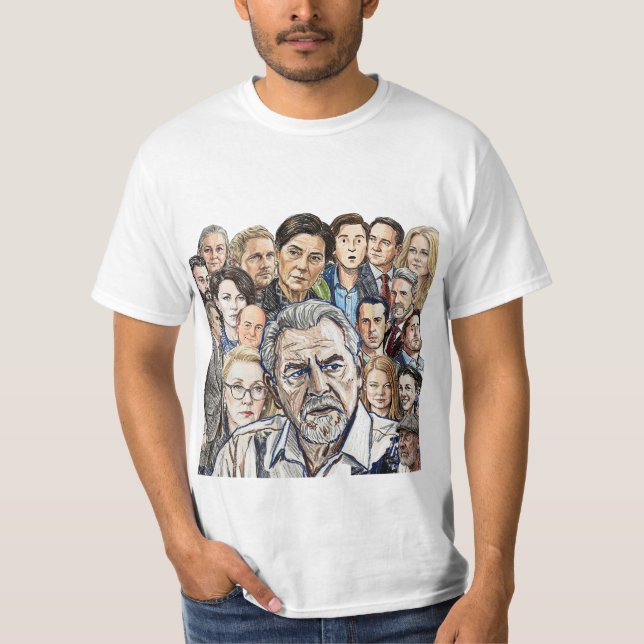 T-shirt Succession - Collage (Devant)