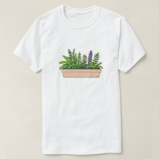 T-shirt Succulents botaniques plantes Jardin mignon (Design devant)
