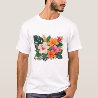 T-shirt Succulents botaniques plantes Jardin mignon