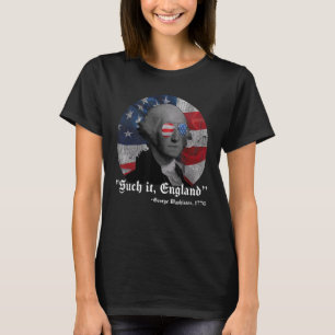 T-shirt Suck It England 4 juillet George Washington 177