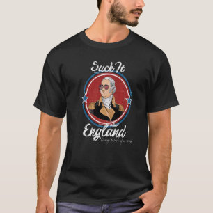 T-shirt Suck It England 4 juillet George Washington 177