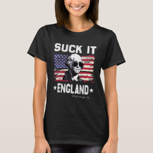 T-shirt Suck It England 4 juillet George Washington 177
