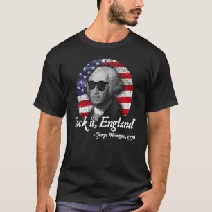 T-shirt Suck It England 4 juillet George Washington 177