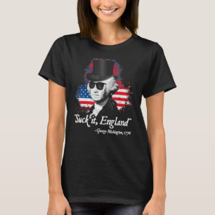 T-shirt Suck It England 4 juillet Patriotique America Inde