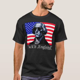 T-shirt Suck It England Cool George Washington 4 juillet
