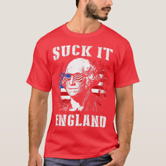 T-shirt Suck it England drôle 4 juillet Memorial day