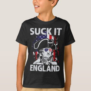 T-shirt Suck It England Funny 4 juillet Memorial Day