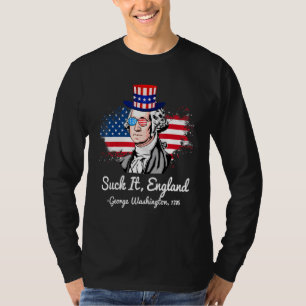 T-shirt Suck It England - George Washington 1776