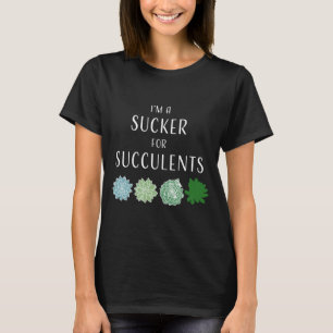 T-shirt Sucker Pour L'Amour Succulent Plante Cactus Garden