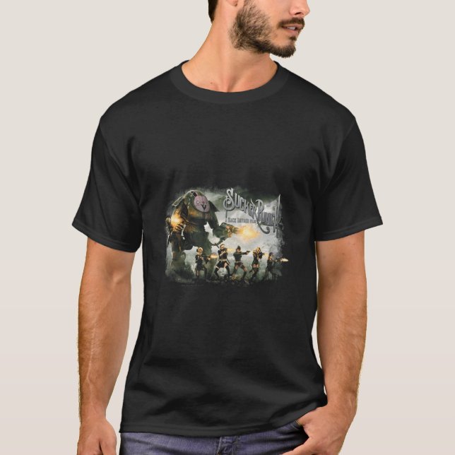 T-shirt Sucker Punch Open Fire Longmanchon T Chemise (Devant)