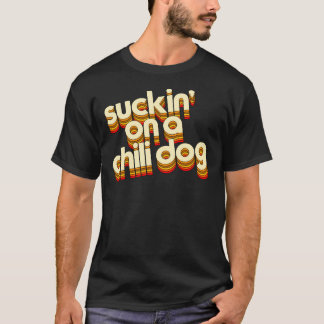 T-shirt Suckin&x27 ; Sur Jack de chien chili et Diane Typo
