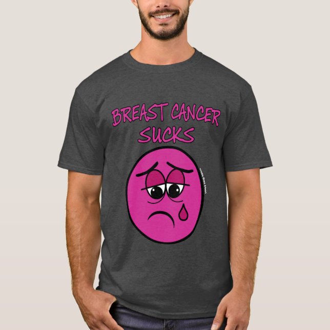 T-shirt SUCKS...Cancer du sein (Devant)