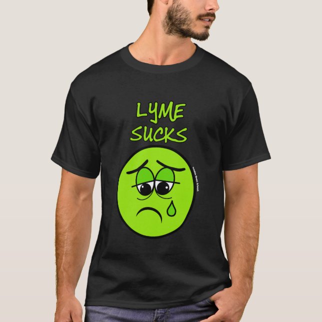 T-shirt SUCKS...Lyme (Devant)