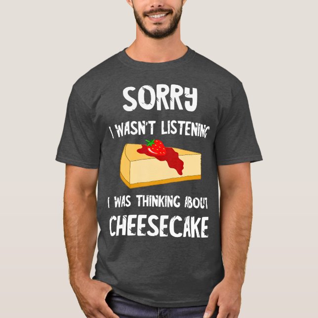 T-shirt Sucré Cheesecake Funny Cheese Cake Lover Dessert (Devant)
