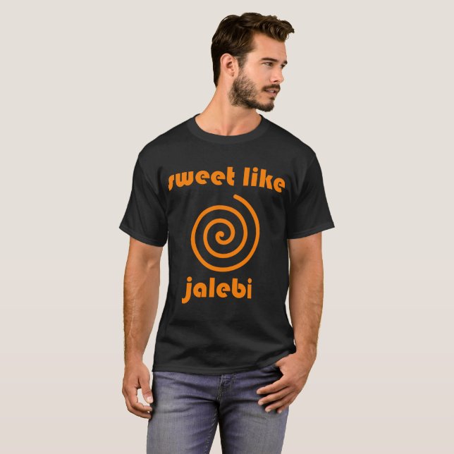 T-shirt Sucré comme Jalebi (Devant entier)