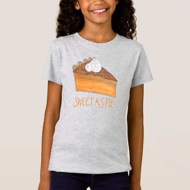 T-Shirt Sucré Comme Pie Douce Potato Pie Holiday Dessert (Devant)