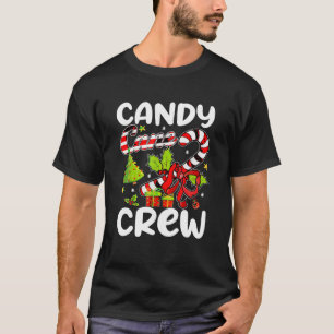T-shirt Sucre de canne Crew Christmas Candy Lover Enfants 