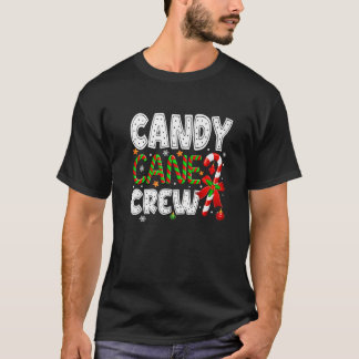 T-shirt Sucre de canne Crew Funny Noël Pyjamas Candy Love