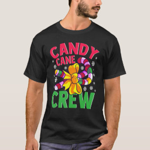 T-shirt Sucre de canne de costume de la famille de Noël