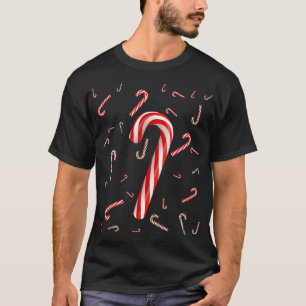 T-shirt Sucre de canne de Noël Noël Noël Noël Noël Noël No