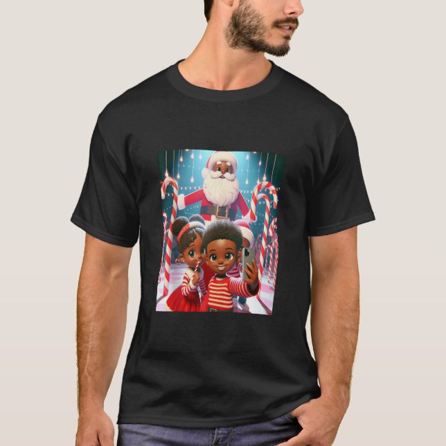 T-shirt Sucre de canne Lane Afro-Américaine Fête (Devant)