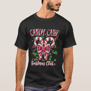 T-shirt Sucre de canne Noël Club Jumelles Lumières Coquett